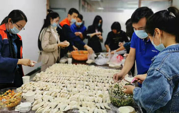 濃情冬至，其樂融融，銳天團(tuán)隊與客戶共度佳節(jié)